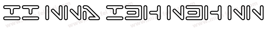 II NNA I3H N3H NNA字体转换